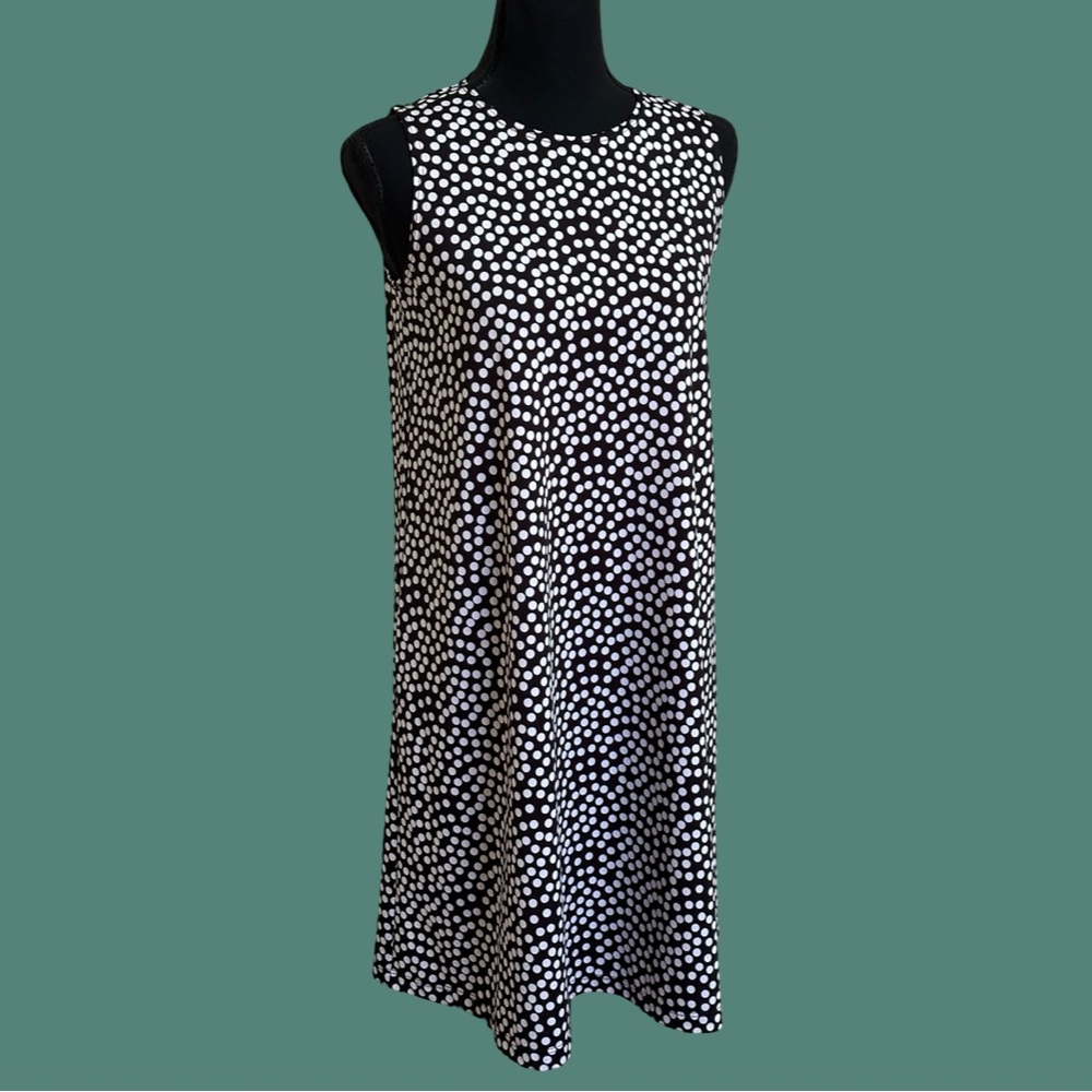 Annalee + Hope Black and White Polka Dot Dress